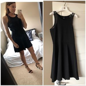 H&M Black classic dress with lace detail